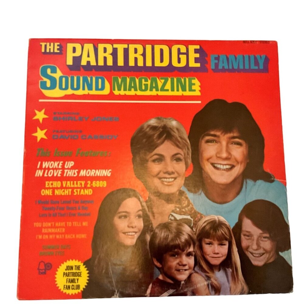 The Partridge Family LP Vinyl Record David Cassidy Sound Magazine Tested No Skip